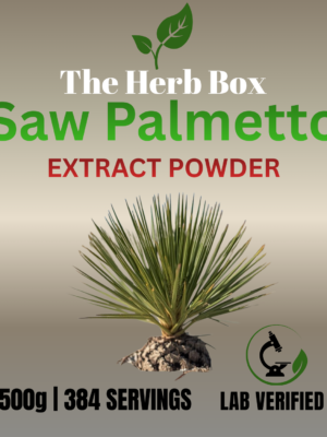 Saw Palmetto extract powder.