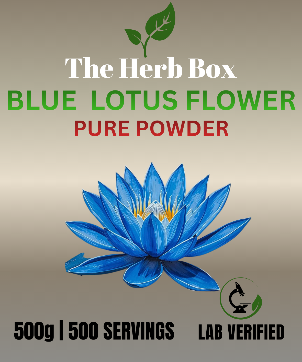 Blue Lotus Powder | Nymphaea caerulea Bulk